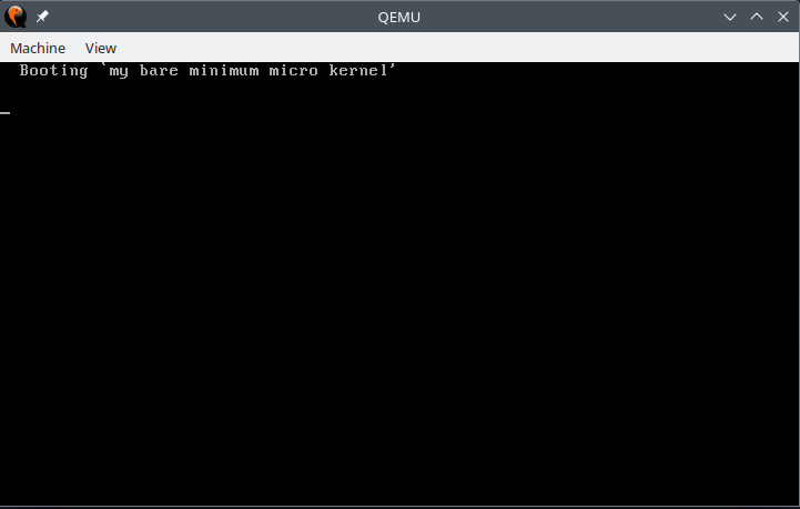 Booting the kernel using multiboot
