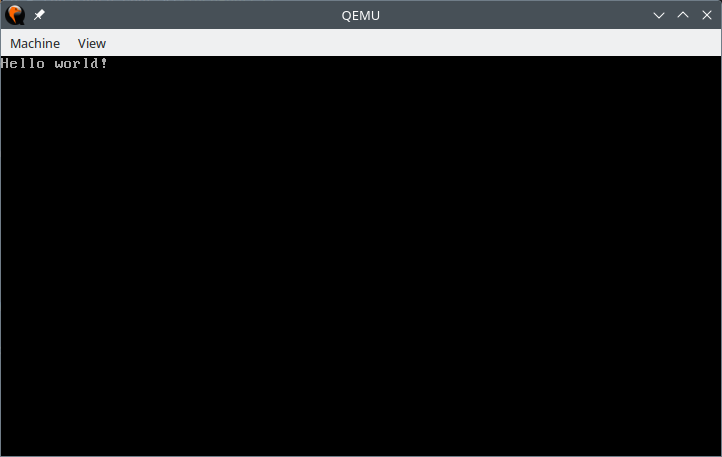 Printing Hello World